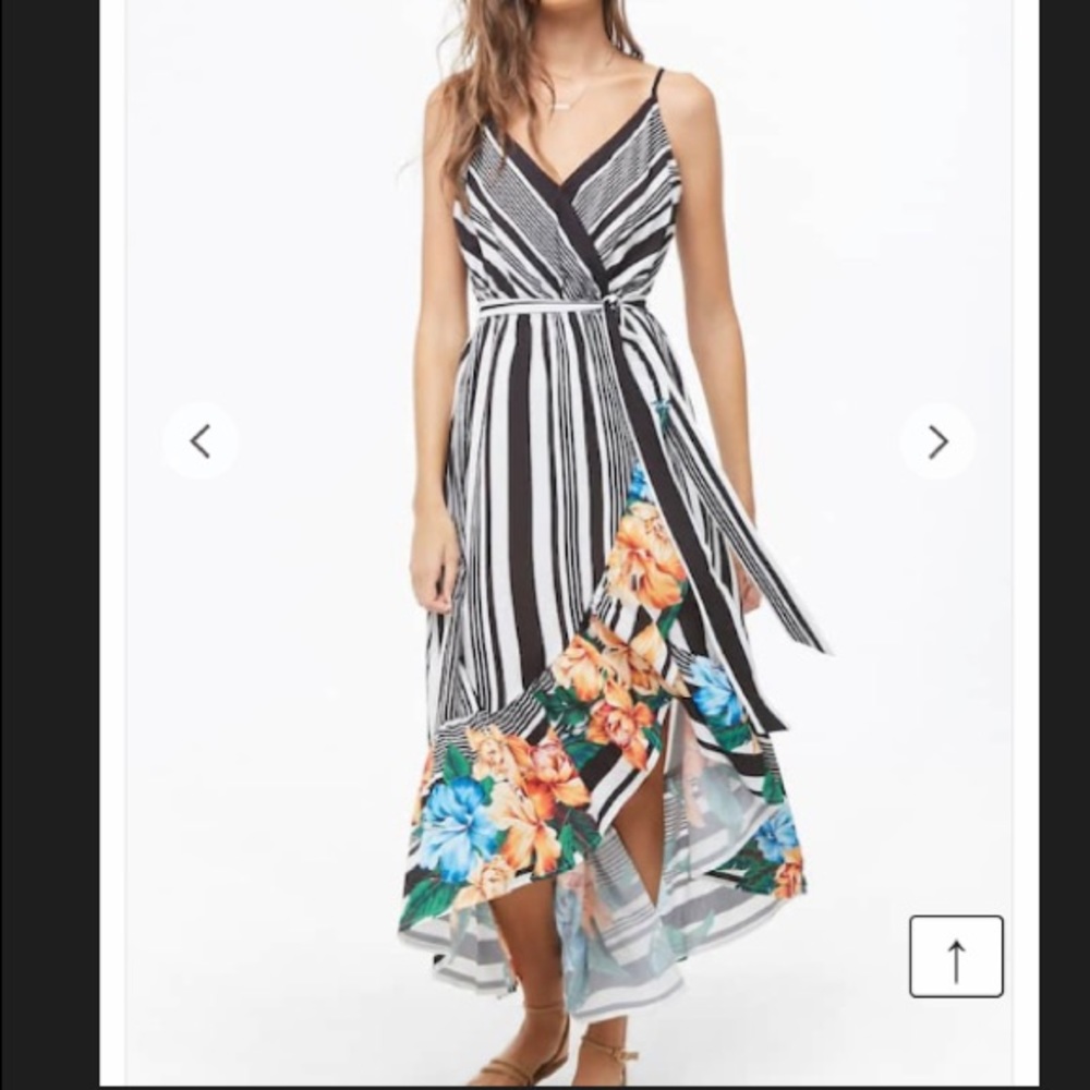 FOREVER 21 SIZE LARGE BRAND NEW RUFFLE DRESS